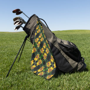Serviette De Golf Fleur Susan Black Eyed dépliant Motif