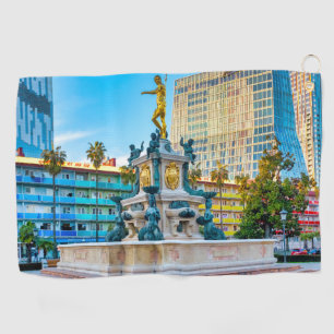 Serviette De Golf Fontaine de Neptune