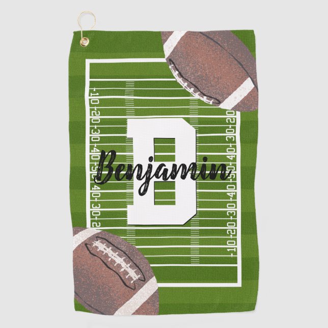 Serviette De Golf Football américain (Devant)