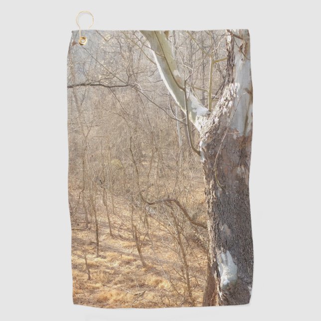 Serviette De Golf forêt hivernale (Devant)