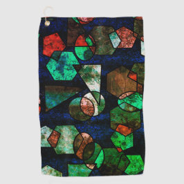 Serviette De Golf Formes géométriques irrégulières avec texture défo