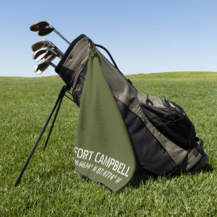 Serviette De Golf Fort Campbell Latitude Longitude