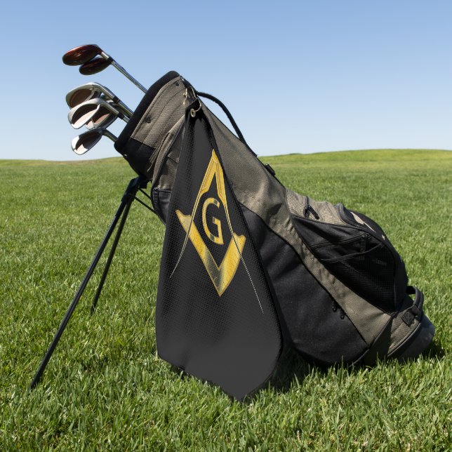 Serviette De Golf Freemason (Vert)