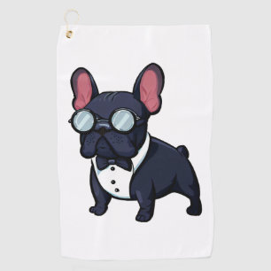 Serviette De Golf Frenchie The Gentlemen