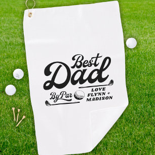 Serviette De Golf Funny Golfer meilleur papa par pair FÊTE DES PÈR