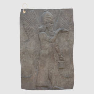 Serviette De Golf Genie Benisseur de l'Assyrie et dieu mésopotamien