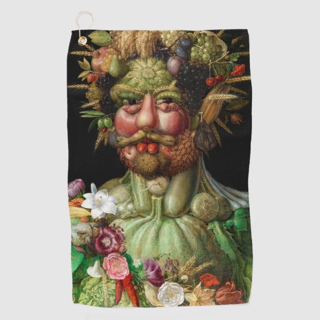Serviette De Golf Giuseppe Arcimboldo - Vertumnus (Devant)