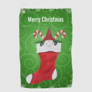 Serviette De Golf Gnome à Noël Stocker Flammes de neige torrents
