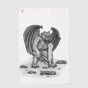 Serviette De Golf Golem Gargoyle