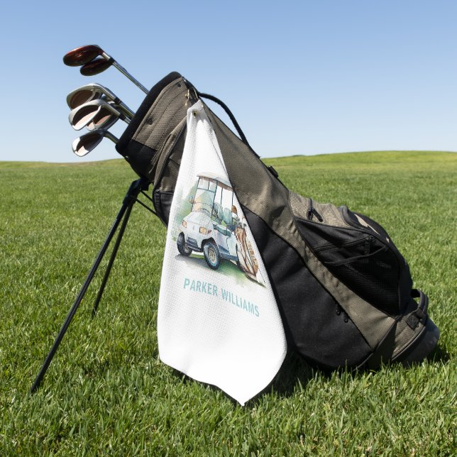 Serviette De Golf Golf Adulte Anniversaire (Vert)