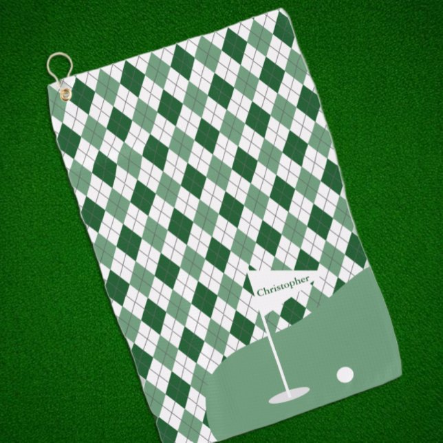 Serviette De Golf Golf Argyle (Créateur téléchargé)
