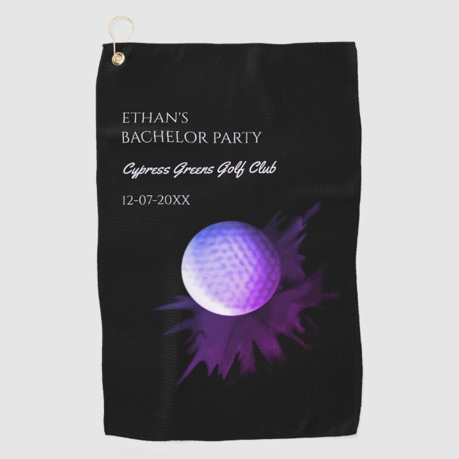 Serviette De Golf Golf Bachelor Party - Golf trip Classic Stylish (Devant)