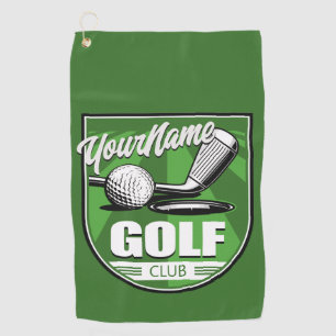 Serviette De Golf Golf Club NAME Pro Golfer Player Personnalisé
