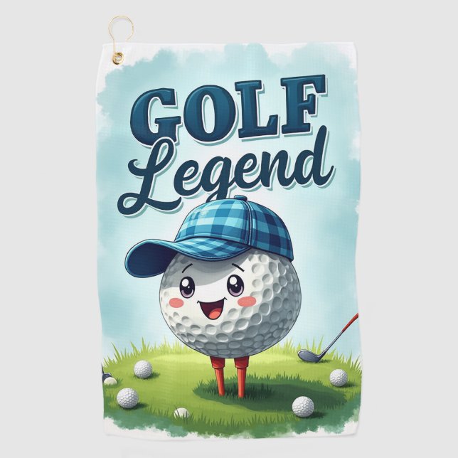 Serviette De Golf Golf Legend (Devant)