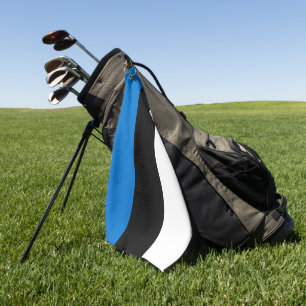 Serviette De Golf Golf Serviette avec drapeau d'Estonie