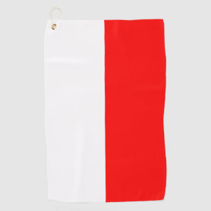 Serviette De Golf Golf Serviette avec drapeau d'Indonésie