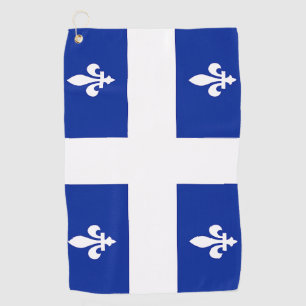 Serviette De Golf Golf Serviette avec drapeau du Québec, Canada
