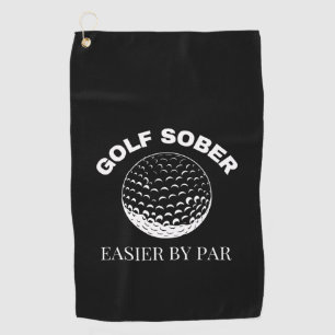 Serviette De Golf Golf Sober Plus Facile Par Parc Funny Golf Citatio