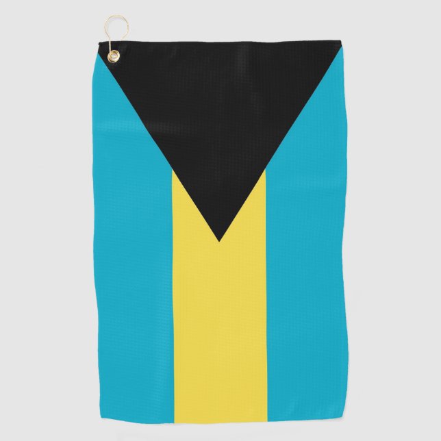 Serviette De Golf Golf Towel avec drapeau des Bahamas (Devant)