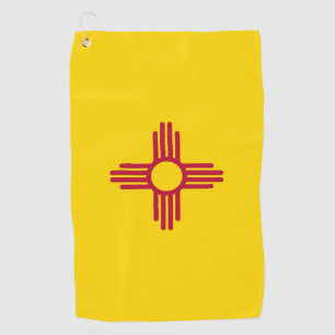 Serviette De Golf Golf Towel avec drapeau du Nouveau-Mexique