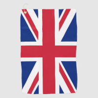 Golf Towel avec drapeau du Royaume-Uni