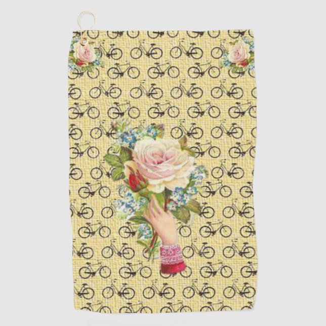 Serviette De Golf Golf Towel Floral (Devant)