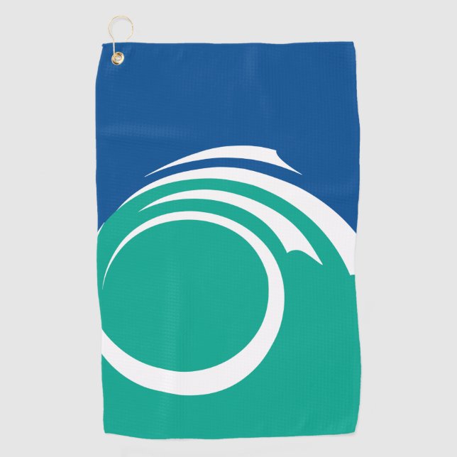 Serviette De Golf Golf Towel with flag of Ottawa, Canada (Devant)