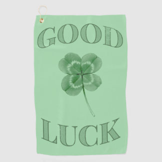 Serviette De Golf Good Luck Clover 