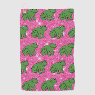 Serviette De Golf Grenouille verte Animaux amphibiens Imaginaire Par