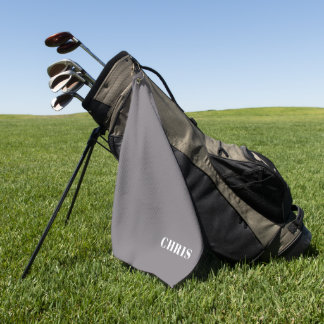 Serviette de golf Grey personnalisée