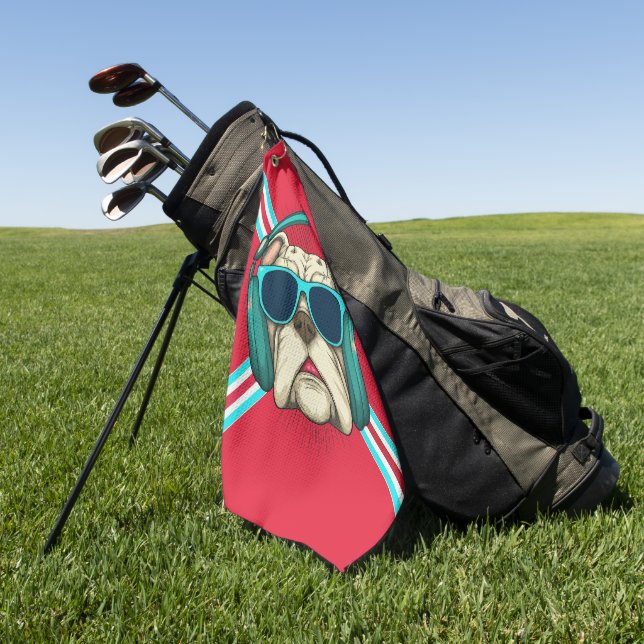 Serviette De Golf Groove Pup (Vert)