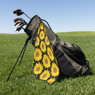 Serviette De Golf Gros Tournesols jaunes