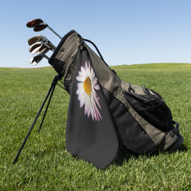 Serviette De Golf Gtcnm de marguerite commune (Vert)