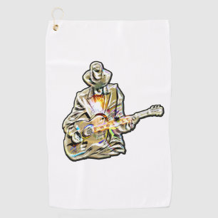Serviette De Golf Guitar Blues Mann - Sentez-le