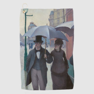 Serviette De Golf Gustave Caillebotte - Paris Street ; Rainy Day
