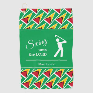 Serviette De Golf GUYANA personnalisé