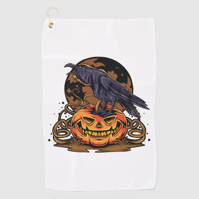 Serviette De Golf halloween (Devant)
