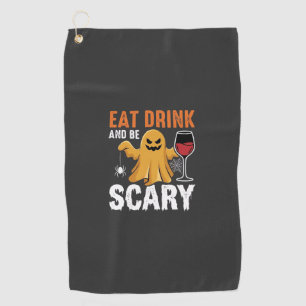 Serviette De Golf Halloween Manger Boire Être Effrayant Fantôme Conc