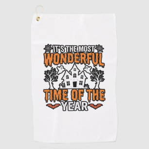 Serviette De Golf Halloween Merveilleux Moment De L'année Chemise Vi
