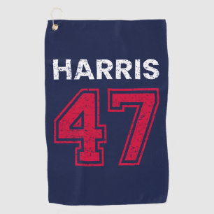 Serviette De Golf Harris 47 I - Kamala Harris Pour Président