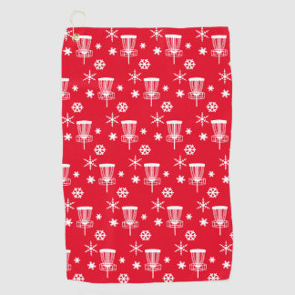 Serviette de golf Holiday Disk - Rouge & Blanc