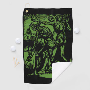 Serviette De Golf Horreurs Déterrées de Mineurs Morts pour Halloween