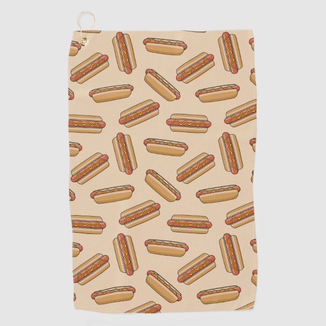 Serviette De Golf Hot dog (Devant)