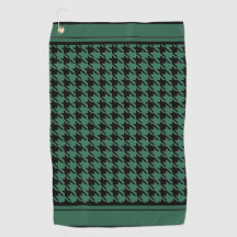 Serviette de golf Houndstooth