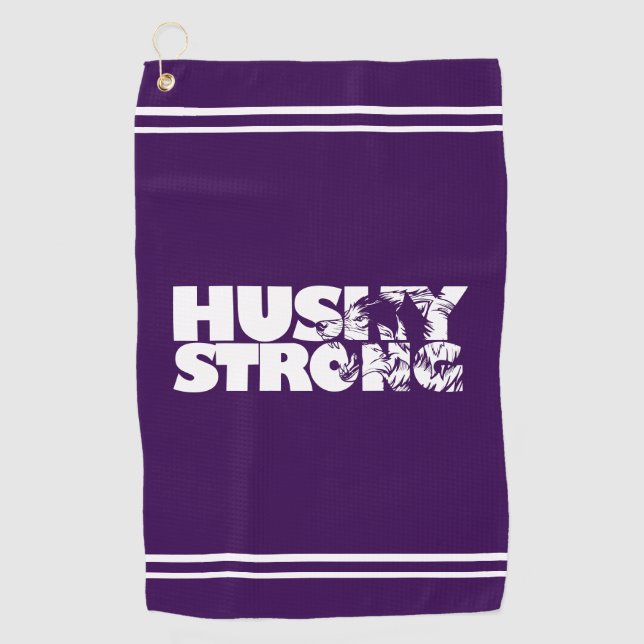 Serviette De Golf Husky Strong (Devant)