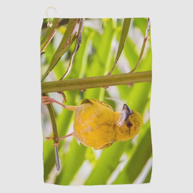 Serviette De Golf Il est temps de construire le nid (Devant)