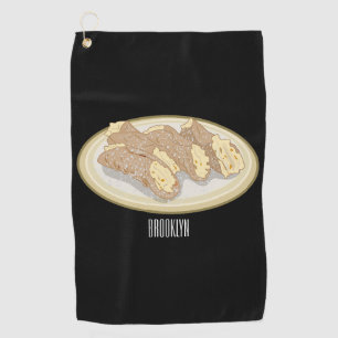 Serviette De Golf Illustration de Cannoli
