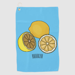 Serviette De Golf Illustration de citron