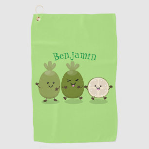 Serviette De Golf Illustration de mignonne guava feijoa