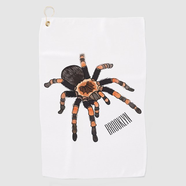Serviette De Golf Illustration de Tarantula (Devant)
